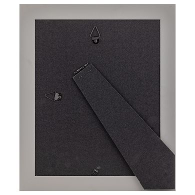 Gallery Solutions 5" x 7" Double White Mat Tabletop or Wall Frame