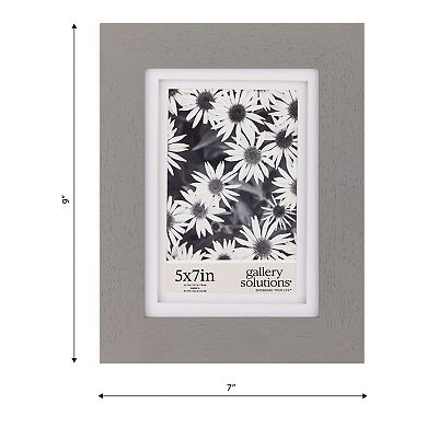 Gallery Solutions 4" x 6" Double Matted Tabletop Frame