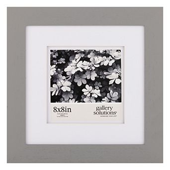 Gallery Solutions 5" x 5" Matted Square Tabletop Frame
