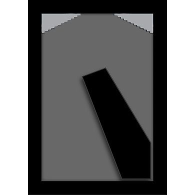 Gallery Solutions 5" x 7" Double Mat Contrast Tabletop Frame