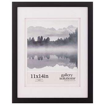 Gallery Solutions 8"x10" Double White Mat Wall Frame