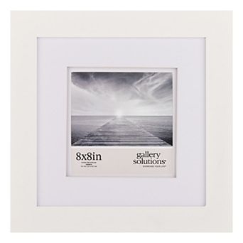 Gallery Solutions 5" x 5" Double Mat Square Tabletop Frame