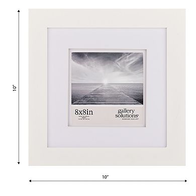 Gallery Solutions 5" x 5" Double Mat Square Tabletop Frame