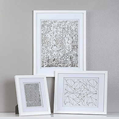 Gallery Solutions 5" x 5" Double Mat Square Tabletop Frame