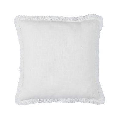 Indigo Ink Boho Medallion Fringe Decorative Throw Pillow