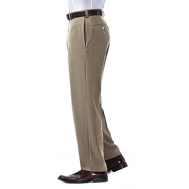 Men's Haggar® eCLo Stria Classic-Fit Flat-Front Dress Pants