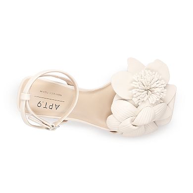 Apt. 9® Esmeralda Floral Women's Sandal Heels