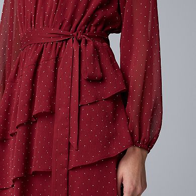 Women's Simply Vera Vera Wang Short Holiday Dress