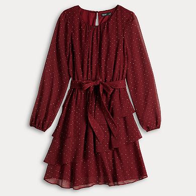 Women's Simply Vera Vera Wang Short Holiday Dress