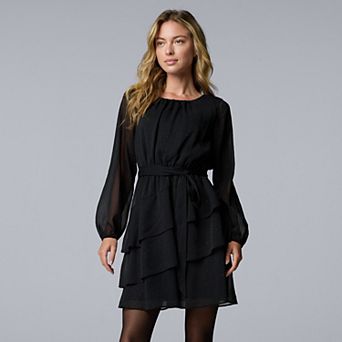Women's Simply Vera Vera Wang Short Holiday Dress