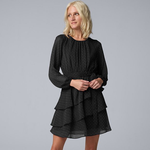 Petite Simply Vera Vera Wang Short Holiday Dress