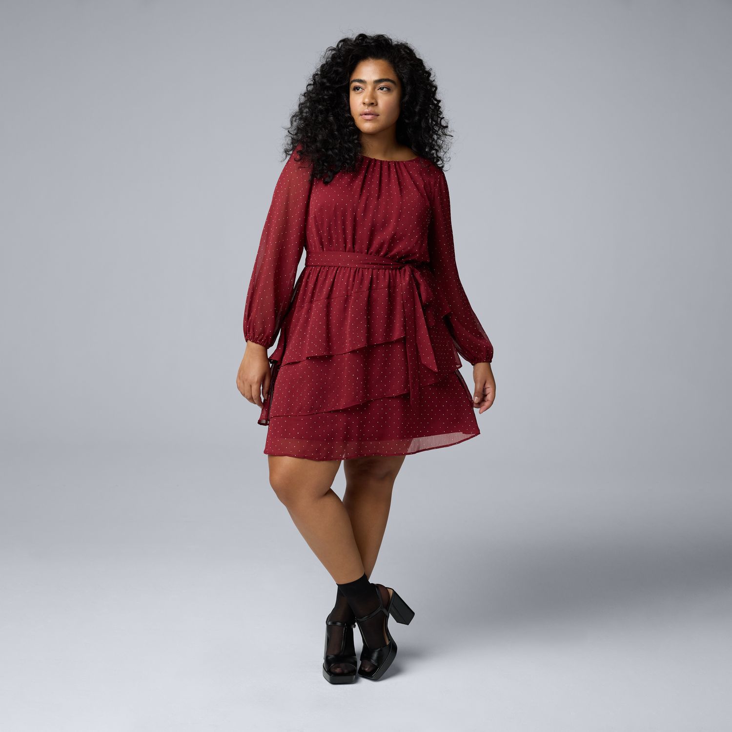 Simply Vera Vera Wang Short Holiday Dress