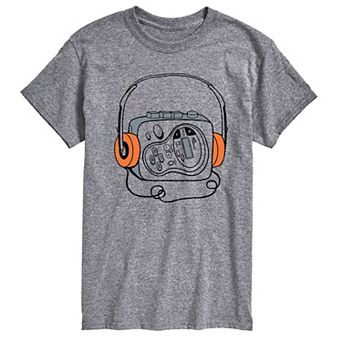 Men's Cassette Player Graphic Tee