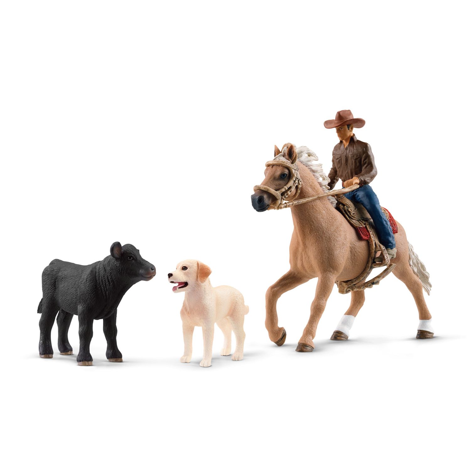 Детские фигурки Schleich Farm World: Western Riding Adventures 6 pc Playset