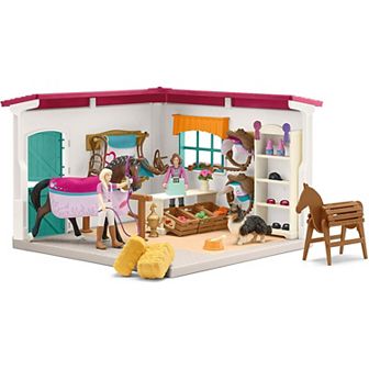 Schleich Horse Club Horse Shop Toy 67 pc Set