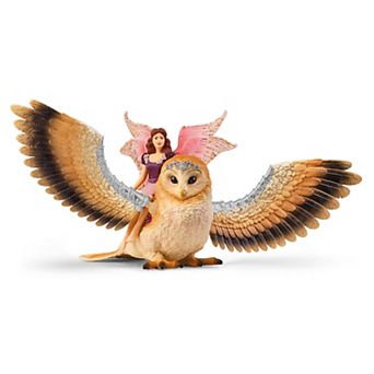 Schleich Bayala: Fairy In Flight On Glam-Owl 2 pc Figurine Playset