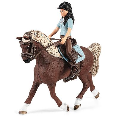 Schleich Horse Club: Washing Area with Emily & Luna 19-Piece Playset