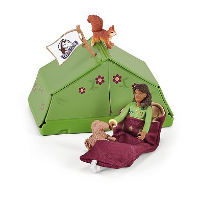 Schleich Horse Club Sarah's Camping Adventure Toy 23-pc. Set