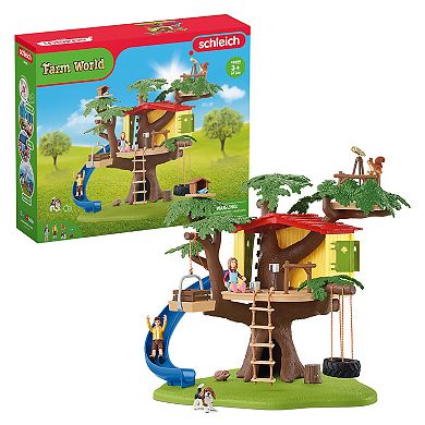 Schleich Farm World: Adventure Tree House - 28 Piece Playset