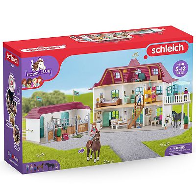 Schleich Horse Club Lakeside Country House Dollhouse and Stable store Horse Toy set