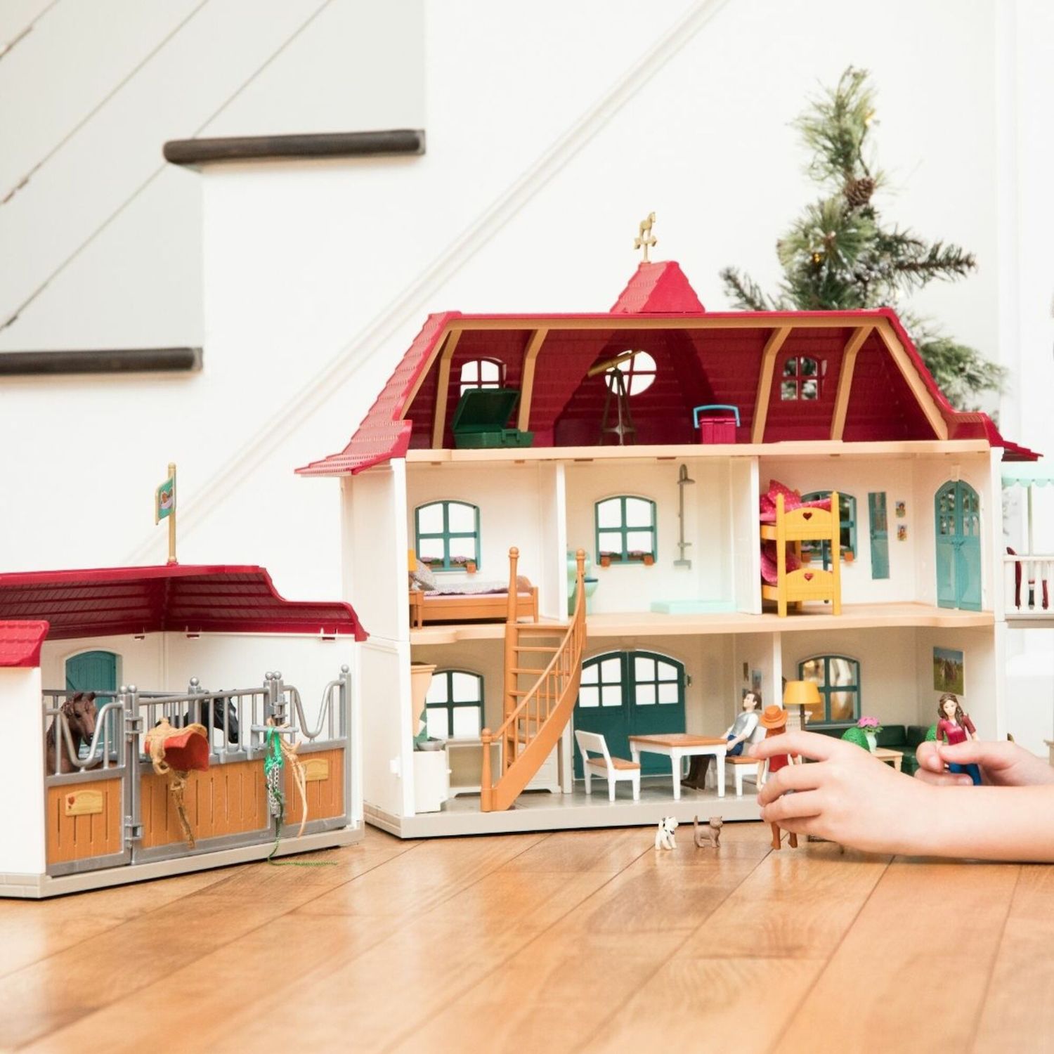 Schleich Juguete 42551 Lakeside Country House Estable Dorado| Kidinn - View #2