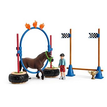 Schleich Farm World: Pony Agility Race - 22 pc Playset