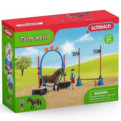 Schleich Farm World: Pony Agility Race - 22-Piece Playset