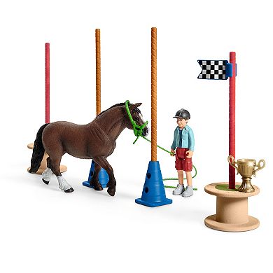 Schleich Farm World: Pony Agility Race - 22-Piece Playset