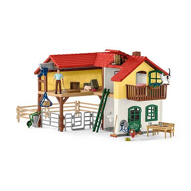 Schleich Farm World Large Farm House Toy 97-pc. Set