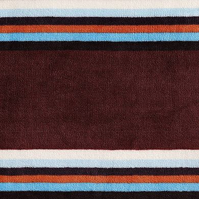 Wrangler Western Saddle Stripe Throw Blanket