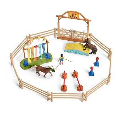 Schleich Farm World: Pony Agility Training - 41-Piece Playset