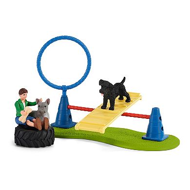 Schleich Farm World: Puppy Agility Training - 14-Piece Playset