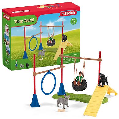 Schleich Farm World: Puppy Agility Training - 14-Piece Playset