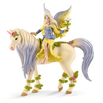 Schleich Bayala: Fairy Sera With Blossom Unicorn - 3 pc Figurine Playset