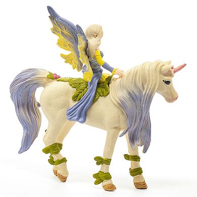 Schleich Bayala: Fairy Sera With Blossom Unicorn - 3-Piece Figurine Playset