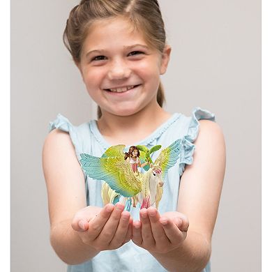 Schleich Bayala: Fairy Surah With Glitter Pegasus 3-piece Figurine Playset