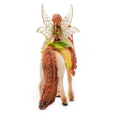 Schleich Bayala: Fairy Marween Doll With Glitter Unicorn - 3-Piece Figurine Playset