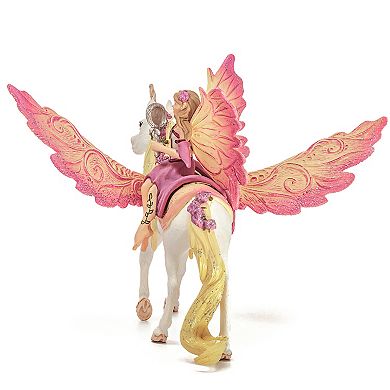 Schleich Bayala: Fairy Feya With Pegasus Unicorn 3-piece Figurine Playset