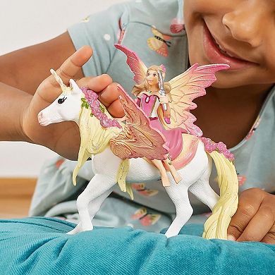 Schleich Bayala: Fairy Feya With Pegasus Unicorn 3-piece Figurine Playset