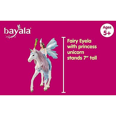 Schleich Bayala: Fairy Eyela With Princess Unicorn - 3-Piece Figurine Playset