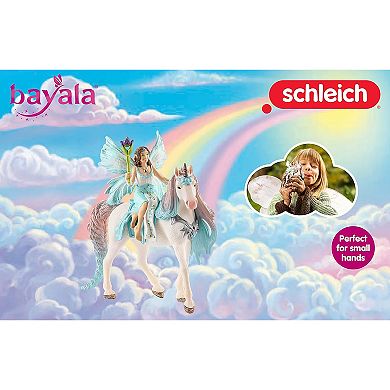 Schleich Bayala: Fairy Eyela With Princess Unicorn - 3-Piece Figurine Playset