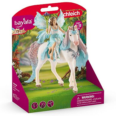 Schleich Bayala: Fairy Eyela With Princess Unicorn - 3-Piece Figurine Playset