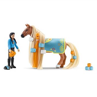 Schleich Sofia's Beauties: Starter Set Kim & Camamelo 8 pc Playset