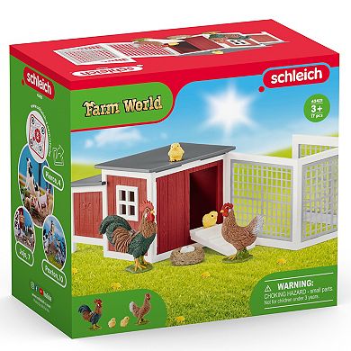 Schleich Farm World: Chicken Coop 8-Piece Playset