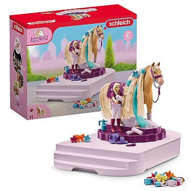 Schleich Sofia's Beauties: Horse Grooming Station - 54-Piece Playset