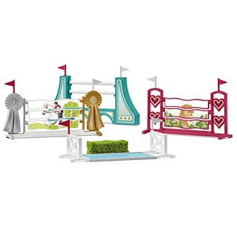 Schleich Horse Club: Obstacle Course Accessories - 16 pc Playset