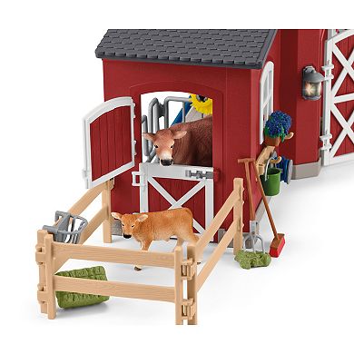 Schleich Farm World: Red Barn 92-Piece Playset