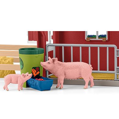 Schleich Farm World: Red Barn 92-Piece Playset