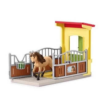 Schleich Farm World: Pony Box With Iceland Pony Stallion Horse Playset