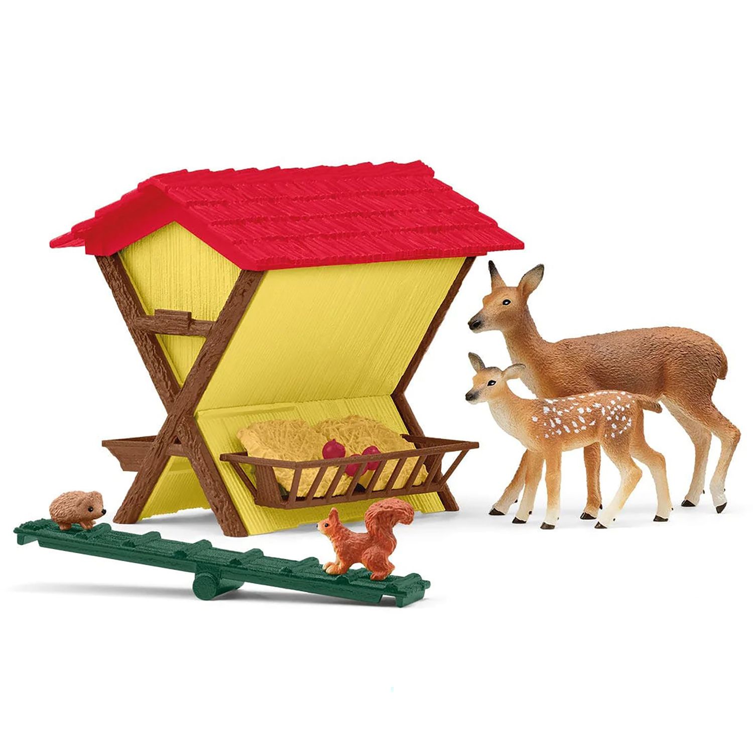 Детский игровой набор Schleich Farm World: Feeding The Forest Animals Figurine Playset — фото 3